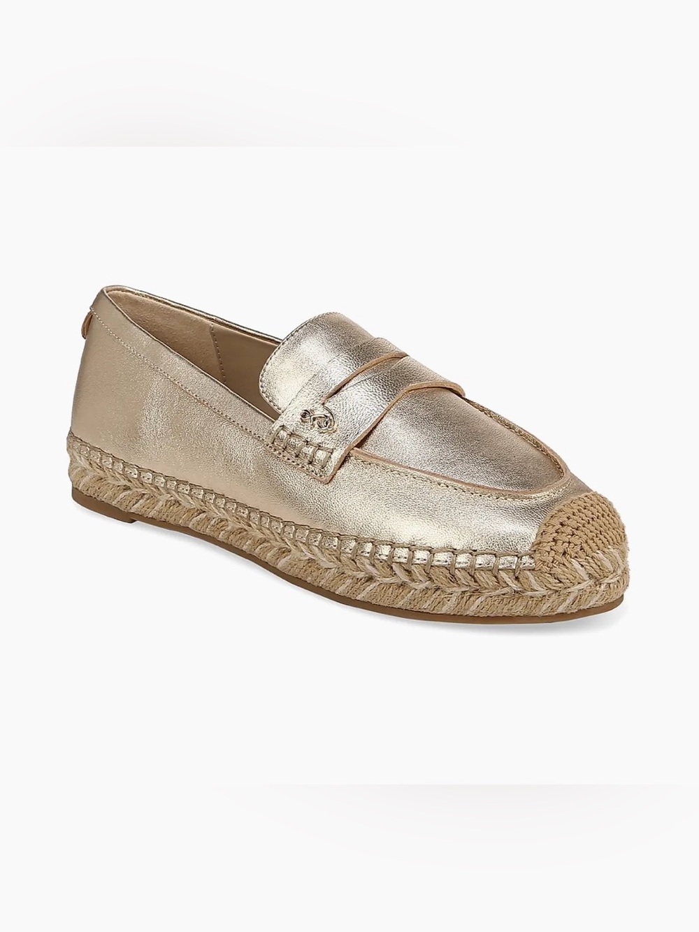 Sam Edelman Kai espadrille loafer gold